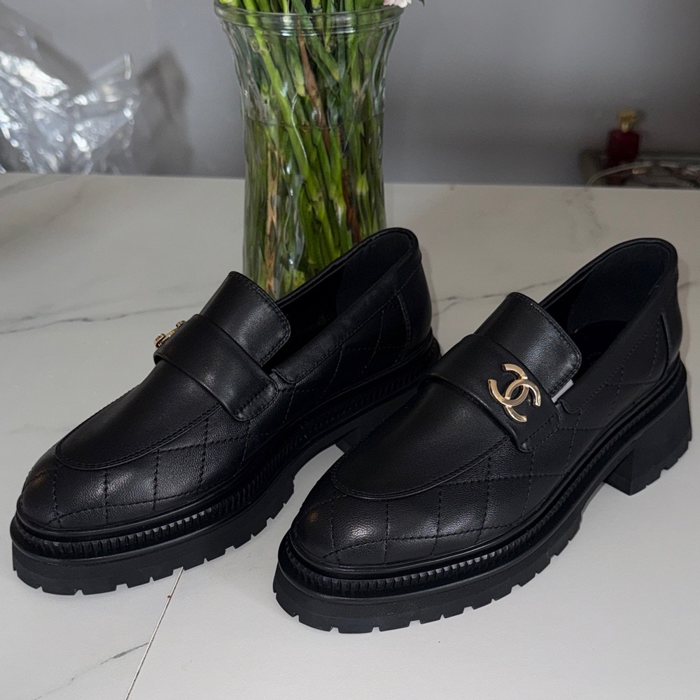 Chanel Platform Loafers